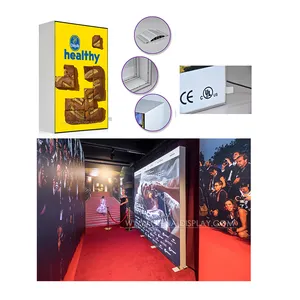 Flash Sale Discount Retail Display Marketing Led Backlit Billboard With Aluminum Structure Frame