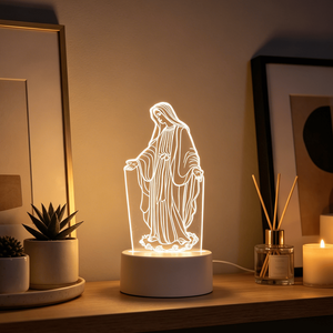 Factory Wholesale Christian Jesus Holy Bible Table Lamp Home Decor Favor Gifts <b>Led</b> Night Lamp 3D Acrylic Night <b>Light</b> Gift Items - Product Image 2