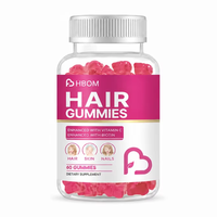 Gummies de biotine OEM à marque privée 10000mcg pour la croissance des cheveux, de la peau et des ongles, supplément de vitamine C, Gummies capillaires BioFlex