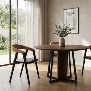 Silla de Comedor Moderna Retro con Estructura de Madera Maciza, Cómoda para Cocina, Restaurante, Muebles de Interior - Product Image 4