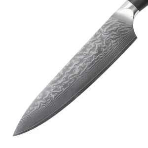 Cuchillo De Chef professionale 8 pollici giapponese damasco in acciaio forgiato coltello da cucina con manico G10