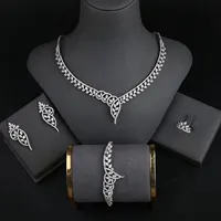 Conjunto de joias de gala, conjunto de joias femininas em forma de folha de zircônio, para casamento, formatura, brilho, diamantes