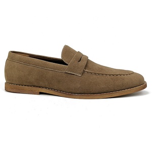 Mocassins pour Hommes en Cuir Élégants, Chaussures Décontractées à Enfiler - Product Image 1