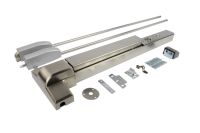 Barre anti-panique en acier inoxydable 304 simple, 65 cm, 80 cm, 1000 cm, pour porte coupe-feu, serrure de secours, barre anti-panique, dispositif de sortie avec garniture