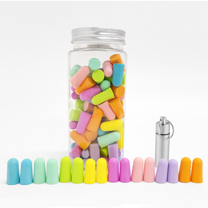 60 pares de tapones para los oídos de espuma mixta para dormir tapones desechables para los oídos protección <span class=keywords><strong>auditiva</strong></span> - Product Image 2