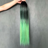 Extensions de cheveux humains D.S Hair 18-26 pouces, ligne de plumes, tissage au crochet, prix compétitif direct usine
