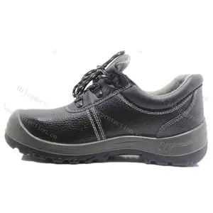 Best selling popular genuine leather safety shoes S3 standard / PU injection sole safety shoes