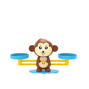 Juego de conteo de matemáticas educativo temprano para niños personalizado, juguete de equilibrio, juego de escala de mono - Product Image 1