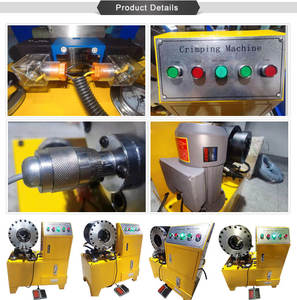 DX68 DX69 Graafmachine Heftruck Snelle Levering Eenvoudige Bediening 1/4\" - 2\" Hydraulische Slangklemmachine Hydraulische Slangklemmachine - Product Image 2