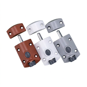 Loquet à ressort en plastique pour porte, 35 mm, bouton poussoir automatique, pour armoire, rangement, placard, design moderne, simple et minimaliste, facile à installer - Product Image 1