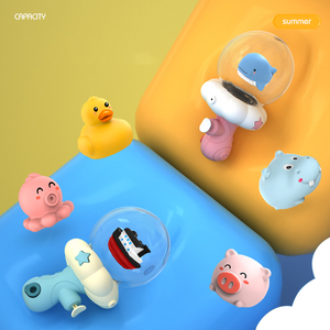 Vendita calda all'ingrosso estate all'aperto multi-stile <span class=keywords><strong>mini</strong></span> cartoon animal press pistola ad acqua bambini che giocano giocattoli da bagno d'acqua con luce - Product Image 5