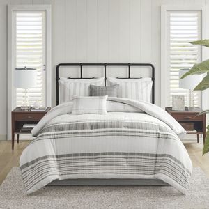 DB King-Size 6-Piece Cotton Jacquard Oversized <b>Comforter</b> <b>Set</b> Woven Solid Pattern PVC Filling Plain for Home Wedding Hospital - Product Image 1
