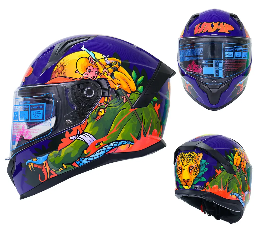 Hochwertiger DOT Full Face Motorrad Motocross Helm Offroad Helme Motorrad Helm Hersteller