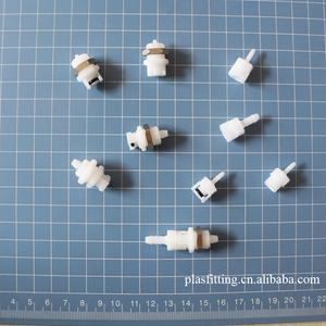 Small size Quick Coupling 1/8 inch barb Air <b>Hose</b> In-line Valved Insert Quick Connector Water Fittings With Metal Locking Nut - Product Image 4