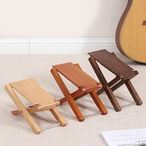 Repose-pieds élargi réglable à quatre niveaux en <span class=keywords><strong>bois</strong></span> massif poli pour <span class=keywords><strong>guitare</strong></span> folk électrique, Erhu et Pipa, personnalisable - Product Image 1