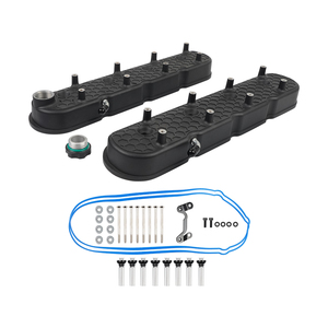 <strong>LS</strong> Cast Aluminum Tall Valve Covers W/Coil <strong>Mounts</strong> for LS1/ LS2/ LS3/ LS6/ LS7 or Similar Soils with 72mm Bolt Spacing - Product Image 1