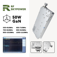 Amplificateur de puissance RF 50W 500-610MHz 600-710MHz 700-810MHz 800-910MHz 900-1010MHz 1000-1110MHz, module anti-UAV