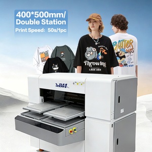 เครื่องพิมพ์ DTG แบบ Flatbed ขนาด A3 40x50 ซม. สองหัวพิมพ์ สำหรับพิมพ์เสื้อยืด สีสันสดใส คุณภาพสูง เหมาะสำหรับงานพิมพ์เสื้อผ้าแบบกำหนดเอง - Product Image 3
