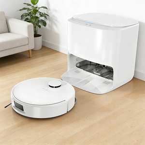 หุ่นยนต์ดูดฝุ่น V9 สมาร์ทโรบอท หุ่นยนต์ทำความสะอาดอัตโนมัติ สำหรับโรงแรม กวาดถูพื้น พร้อมไส้กรอง HEPA แบตเตอรี่ 5200mAh สำหรับใช้ในบ้าน - Product Image 1