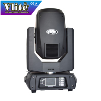 Luces LED Móviles Vlite 350W 17R con Temperatura de Color de 8000K, Enfoque Motorizado, Prisma, Estroboscópico, Rueda de Gobos y Control DMX512