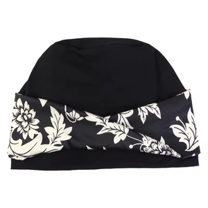 Nuevo Turbante Cruzado para Mujer con Estampado Floral, Pañuelo Elástico para la Cabeza, Hiyab Musulmán, Pañuelo para Quimioterapia - Product Image 4