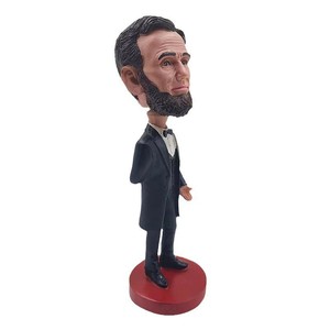 Direct Supply From Handicraft Factory Lincoln Resin Cheerful Custom <b>Bobble</b> <b>Head</b> Figurine Ideal Cross-Border Office Decoration - Product Image 2