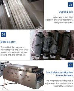 Commercial Fully Automatic Flat <strong>Bread</strong> Press and Oven Tortilla <strong>Maker</strong> Roti Chapati Make Machine - Product Image 4