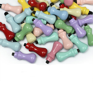 Macaron rétro antique scrapbooking <span class=keywords><strong>timbres</strong></span> tête d'étanchéité cire poignée de remplacement - Product Image 1