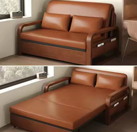 Sofá Cama Plegable Multifuncional para el Hogar, Cama Individual Retráctil de Doble Uso, Plegable, de Metal Suave, Estilo Japonés, con Almacenamiento