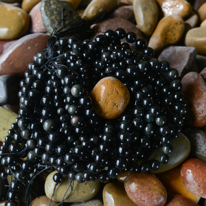 Pulseras de Piedras Preciosas de Obsidiana Natural con Cuentas de 8 mm al por Mayor para Regalo - Product Image 4