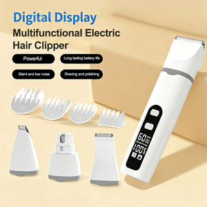 Portable 4-in-1 Cordless Electric Ceramic Blade Dog Nail <b>Grinder</b> Hair Grooming Pets Clipper Trimmer Quiet Cat Hair Clippers - Product Image 4