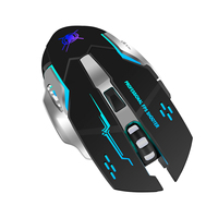 Souris de Jeu Sans Fil Keywin LED à Réponse Rapide 2.4G, Rechargeable 1600 DPI 7D, Rétroéclairage Respirant LED pour Grossiste