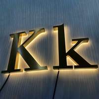 Lettres en relief LED rétroéclairées 3D à haute luminosité, logo personnalisé, enseigne lumineuse pour les devantures de magasins, les façades de bâtiments