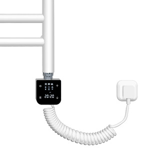 Sèche-serviettes <span class=keywords><strong>électrique</strong></span> compact 500x400mm blanc pour <span class=keywords><strong>salle</strong></span> <span class=keywords><strong>de</strong></span> <span class=keywords><strong>bain</strong></span> - Product Image 5