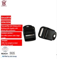 Boucles de réglage à glissière robustes en POM de 20 mm pour accessoires de sac à dos tactique, sangle de ceinture à verrouillage rapide
