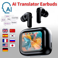 Écouteurs Traducteurs Instantanés IA 144 Langues Réduction de Bruit ANC Écran d'Affichage Écouteurs sans Fil TWS Bluetooth pour Traduction