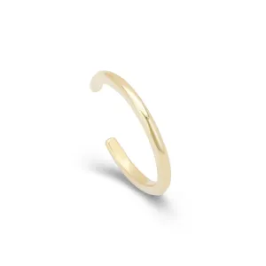 Wholesale Fine Jeweley 925 Sterling Silver Plated 18K Gold Rings Simple Design Custom Toe Ring