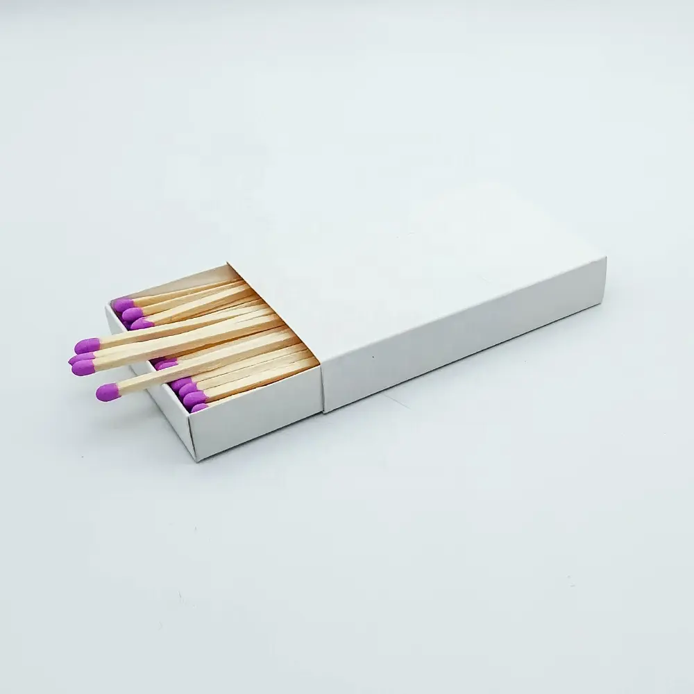 extra long matches colored head safety matches custom match box