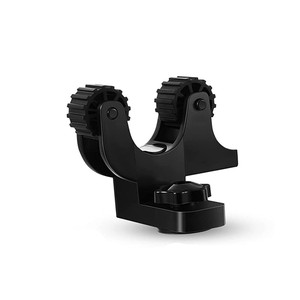 Support mural pour pagaie de canoë, en plastique noir, accessoire de pêche détachable - Product Image 1