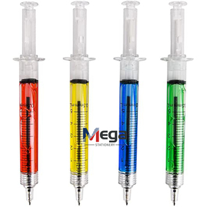 Stylos à injection liquide amusants personnalisés MEGA, stylos promotionnels originaux pour enfants, hôpital, meilleur cadeau, logo en plastique - Product Image 2
