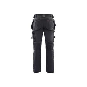 BLAKLADER - 152216459956D112 Craftsman <b>trousers</b> 4-way stretch Black/<b>Red</b> - EAN 7330509724316 WORK <b>TROUSERS</b> <b>CARGO</b> WORK <b>TROUSERS</b> - Product Image 2