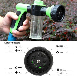 Pistolet à eau haute pression avec buse, <span class=keywords><strong>lance</strong></span> à mousse autonettoyante, pour lavage auto, <span class=keywords><strong>arrosage</strong></span> de jardin et usage domestique - Product Image 4