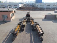 Rouleau de terrassement triplex / Rouleau agricole hydraulique pliable pour la préparation des lits de semence et le compactage du sol