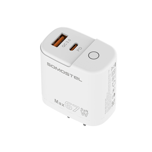 Cargador Portátil Somostel 67W PD+QC3.0 Cargador Rápido con Luz LED para Teléfono Móvil para <span class=keywords><strong>iPhone</strong></span> 15 16 <span class=keywords><strong>Pro</strong></span> <span class=keywords><strong>Max</strong></span> - Product Image 5