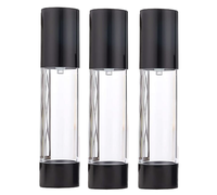 Pulvérisateur à pompe sans air de 80ml/100ml/120ml du fabricant Bouteille de lotion de soin de la peau en plastique revêtue d'aluminium pour savon liquide