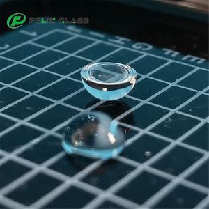 FELIX en quartz de silice fondue, demi-sphère, lentille en forme de demi-sphère, diamètres 1mm 2mm 3mm 4mm 5mm - Product Image 2