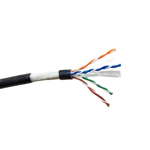 4 pares de <span class=keywords><strong>cable</strong></span> <span class=keywords><strong>Ethernet</strong></span> LAN Cat6 UTP para exteriores certificado ZhongTong, con conductor sólido de cobre de 23 AWG y 305 m - Product Image 2