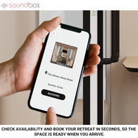 Cabine acoustique de luxe Soundbox, cabine téléphonique insonorisée, bureau moderne, cabine insonorisée avec bureau