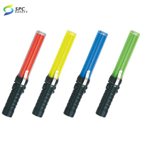 Réglable rétractable Télescopique LED Clignotant Bâtons de Signalisation de Sécurité Bâtons de Feux de Trafic Extensibles