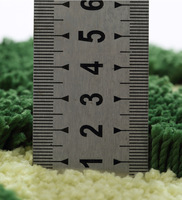 Tapis en mousse 3D QQ, motif forêt épaisse, fabriqué à la machine, esthétique Cottagecore, thème nature, lavable en machine, paysage vert, décoration intérieure